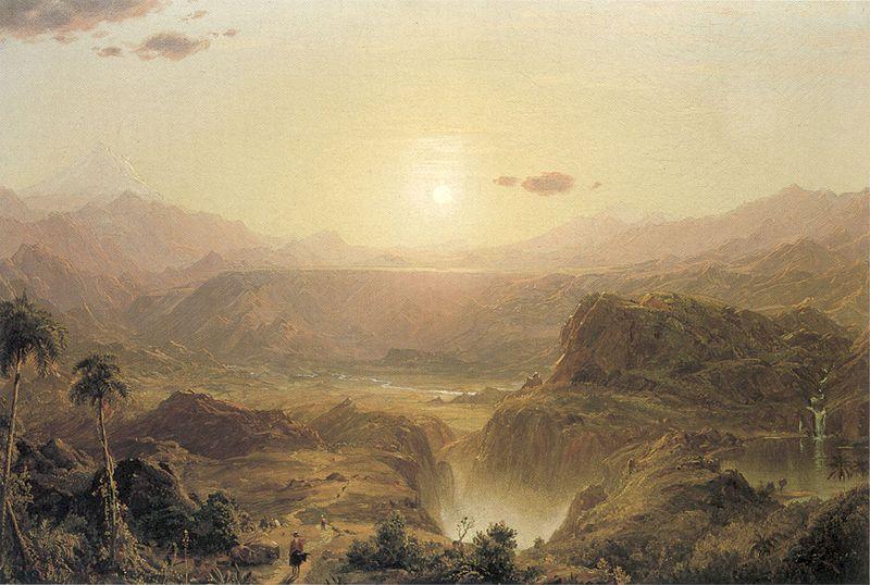 Frederic Edwin Church The Andes of Ecuador France oil painting art